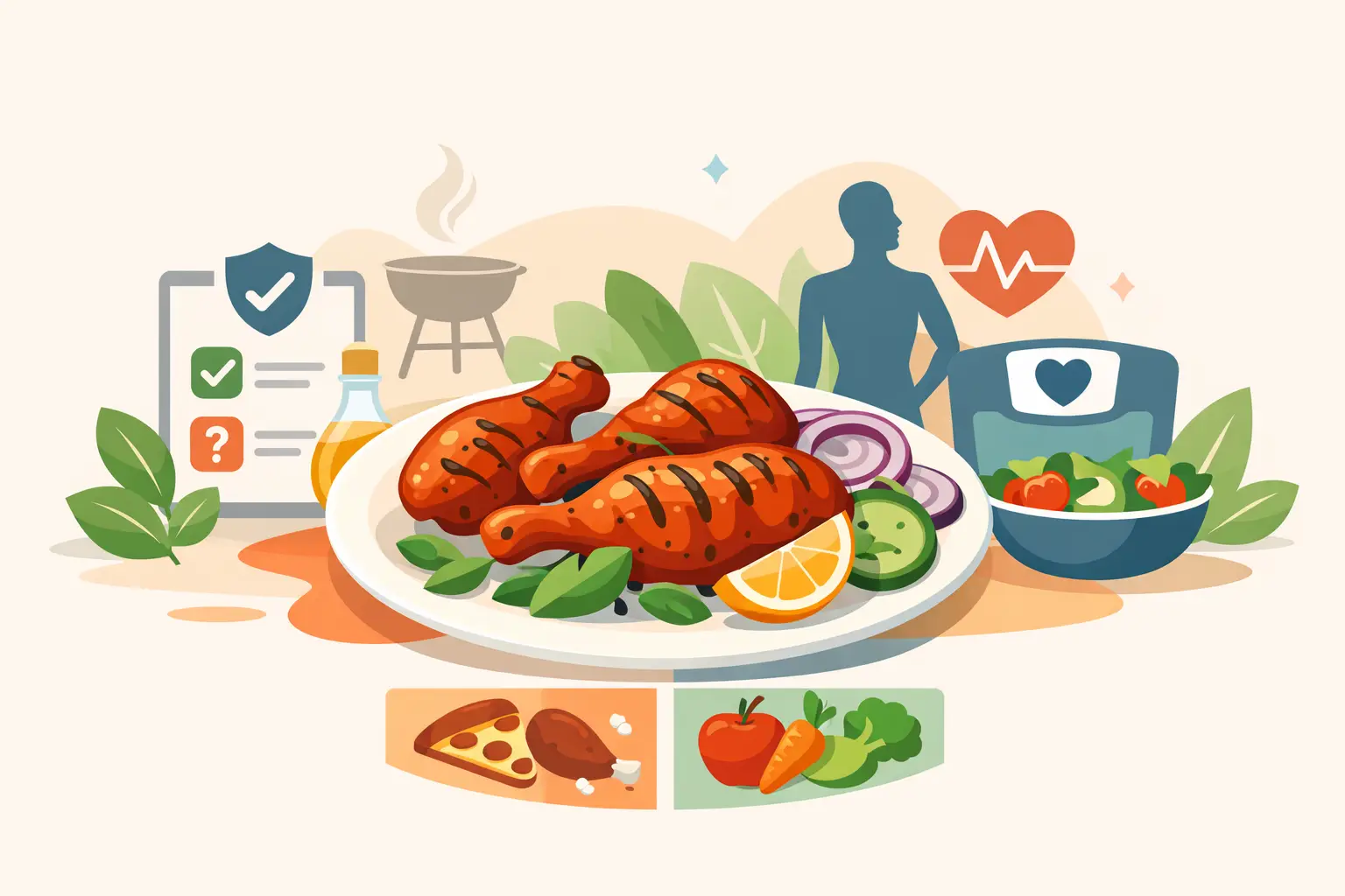 Read more about the article Is Tandoori Chicken Healthy? A Clear Answer