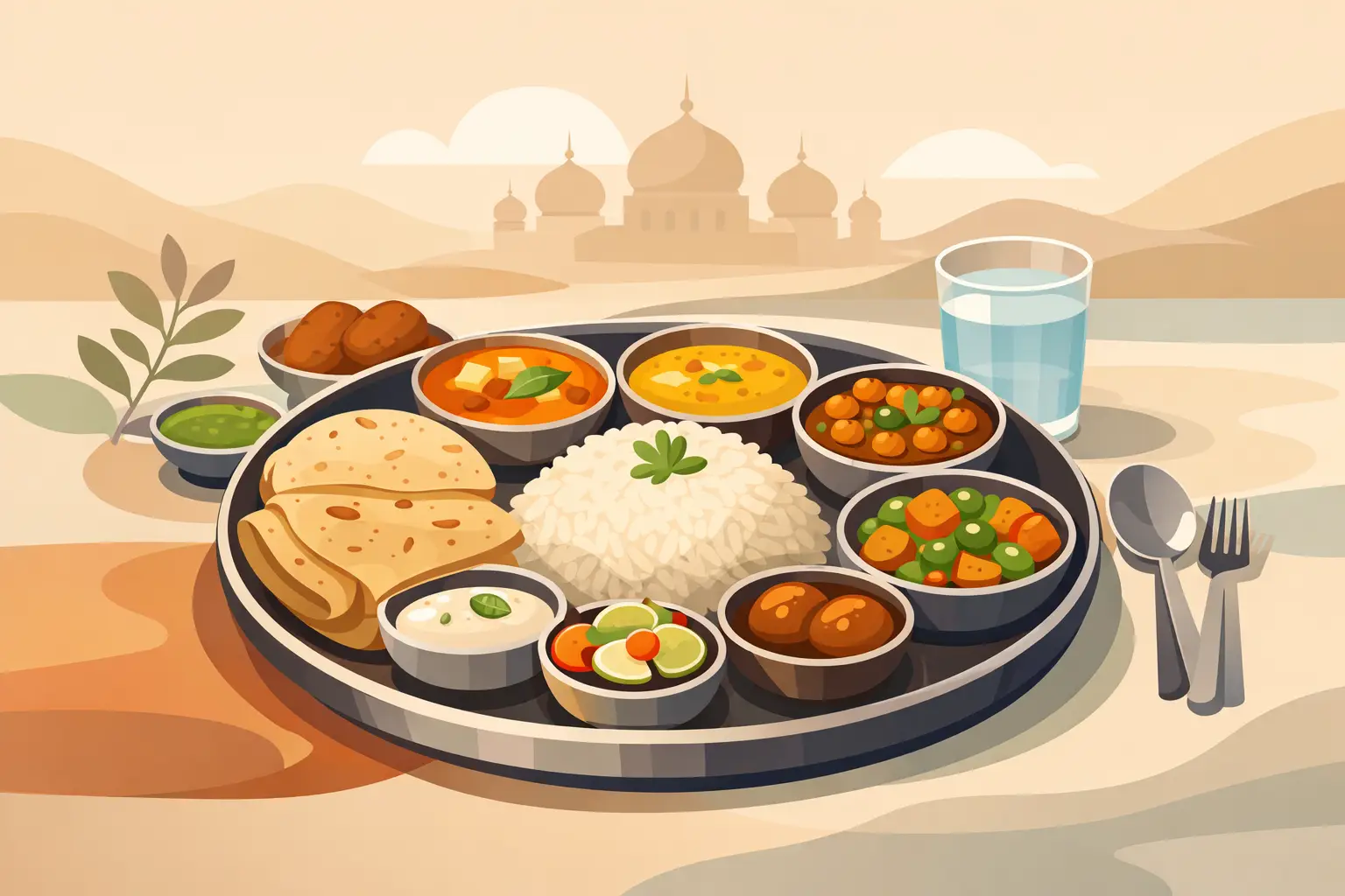 Read more about the article Why a Vegetarian North Indian Thali Satisfies